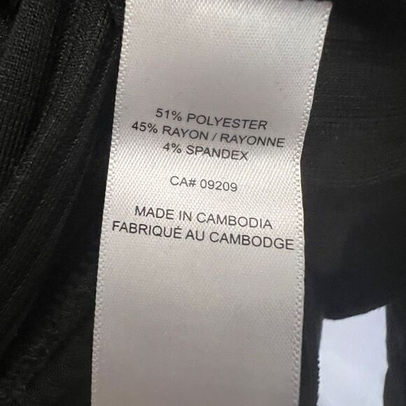 Cleo Front Twist Long Sleeve Top Black - Picture 5 of 7